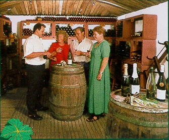 Weinpropierstube im Weinkeller